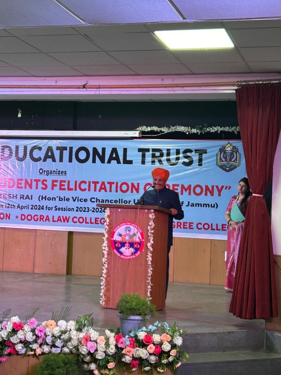 Dogra Group of Colleges organised Felicitation Ceremony of Meritorious Students on 12.04.2024