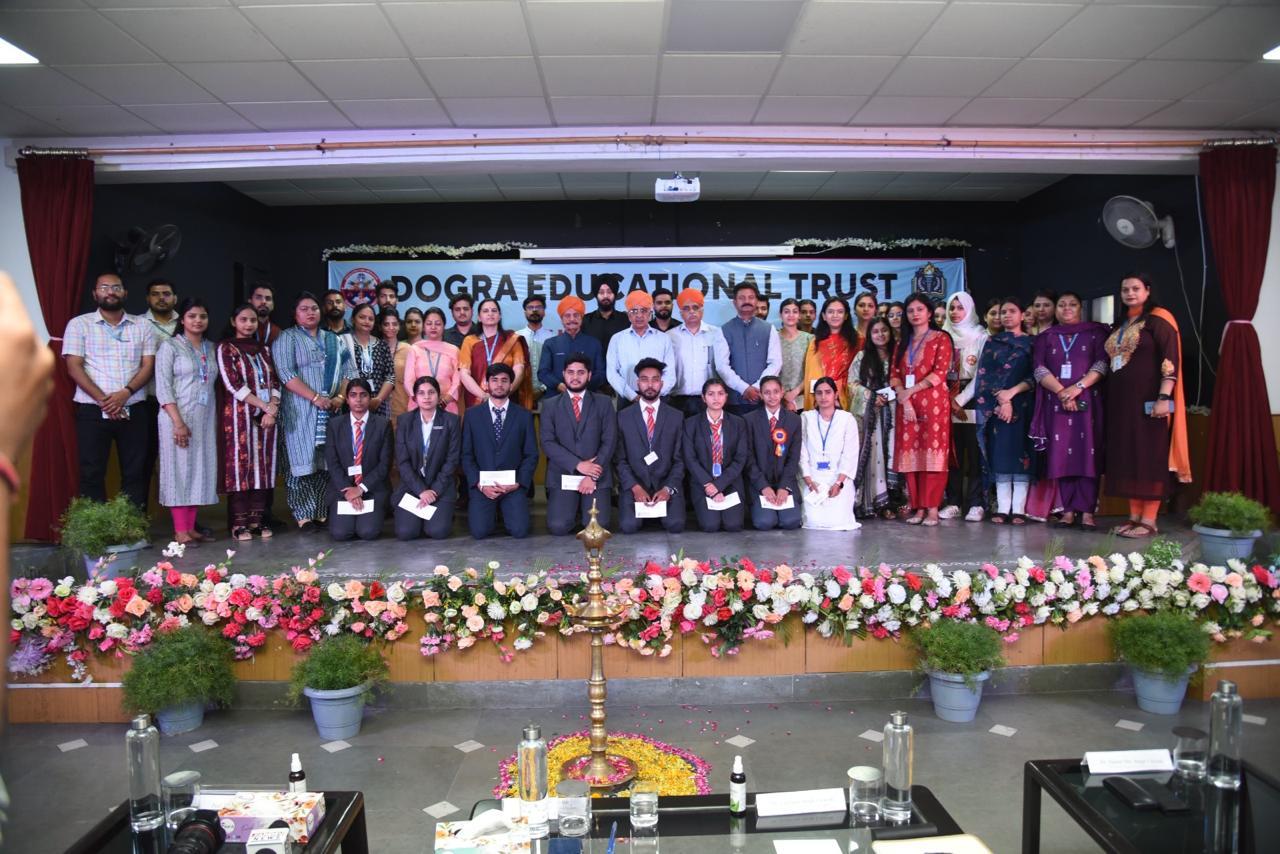 Dogra Group of Colleges organised Felicitation Ceremony of Meritorious Students on 12.04.2024