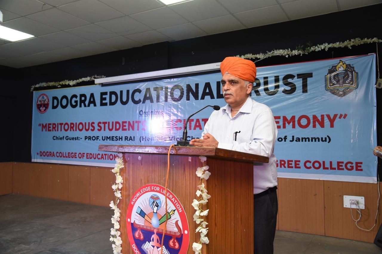 Dogra Group of Colleges organised Felicitation Ceremony of Meritorious Students on 12.04.2024